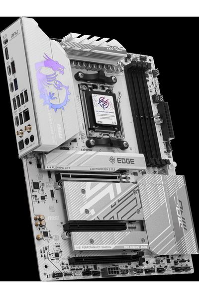 MSI Mpg B850 Edge Ti Wifi Am5 Ddr5 8400Mhz(Oc) HDMI 4X M.2 USB 10Gbs 5g Lan Wifi 7 Atx