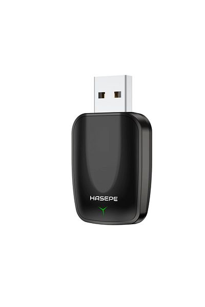 HASEPE Wireless 2 In 1 Carplay And Android Auto Adapter Slim, Smart Usb Car Play, Automatic