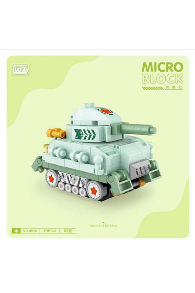 Loz 170 Pieces Micro Blocks Tank 10+ Years