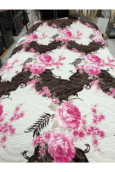 Armada Gold 6,5kg Battal Double Blanket-Susana Brown Cream