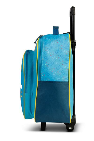 Fabrizio Peppa Pig Children's Trolley F20680, Polyester, 42 X 34 X 16/21 Cm, Turquoise