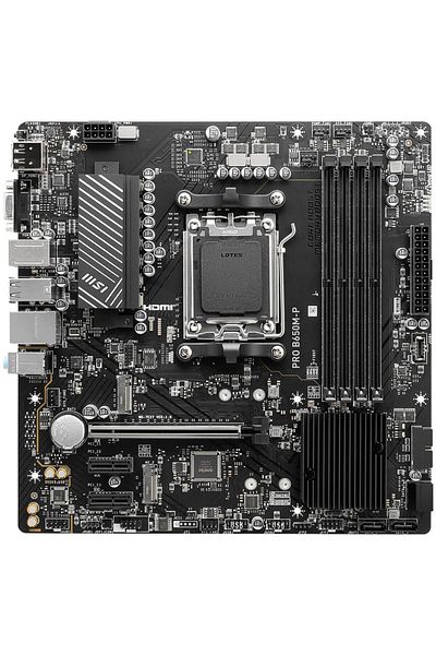 MSI Msi Pro B650M-P 7200Mhz (Oc) Ddr5 Socket Am5 M.2 HDMI Dp Vga Matx Motherboard
