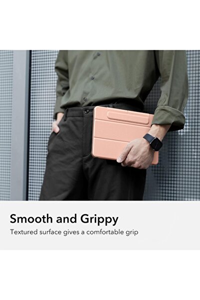 ESR Θήκη για iPad Pro 11 2018 / Air 4 / 5 / 11 (2020/2022/2024), τύπου Book, μαγνητική ESR με ανάκαμψη - Ροζ