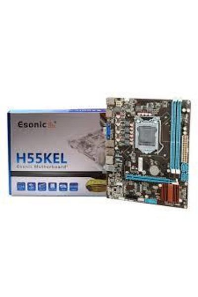 ESONIC H55Kel4 Ddr3 Pcie 16X V2.0 1156P Matx