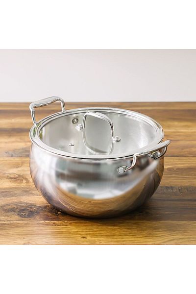 Danube Home Chef's Delight Triply Rice Handi Casserole - 24 Cm