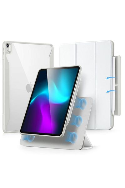 ESR Husă pentru iPad Air 13 / Air 13, tip carte, Rebound Hybrid ESR - Albă