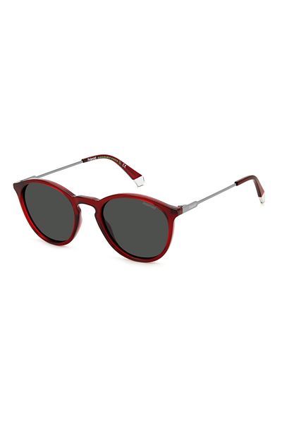 Polaroid Pld 4129/s/x C9a/m9 Women's Sunglasses, Red, Round, 51 Mm