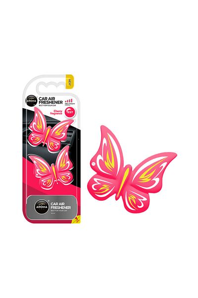 Aroma Car Air Freshener Butterfly Cherry – Stylish Long-Lasting Fragrance for Your Vehicle