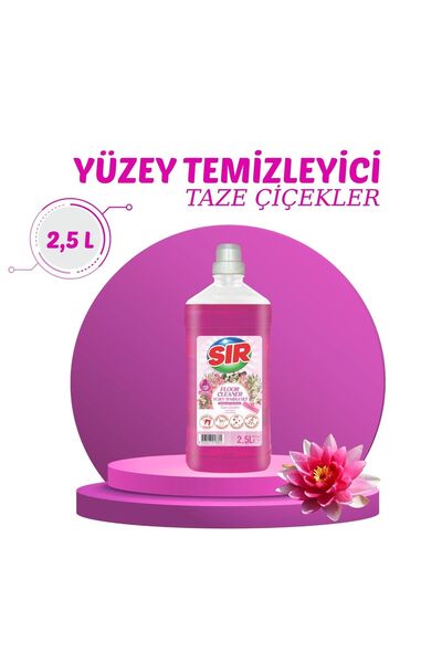 Sır Yüzey Temizleyici Taze Çiçekler 2,5 Litre