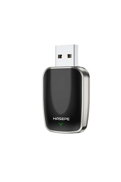 HASEPE Wireless 2 In 1 Carplay And Android Auto Adapter Slim, Smart Usb Car Play, Automatic