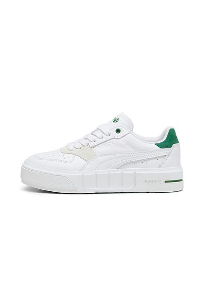 Puma Womens Cali Court Match Sneakers - White