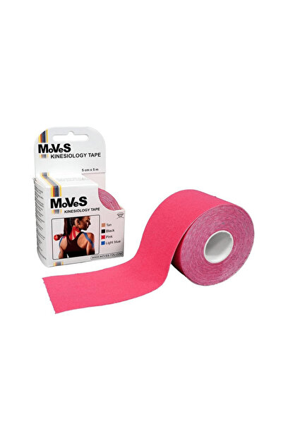 Moves لاصق رياضي ( Kinesio tape ) MOVES - لون زهري