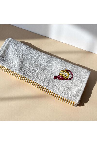 The Cloudish Shop Punch Embroidery Embroidered Small Size Hand Towel Perfume Patterned