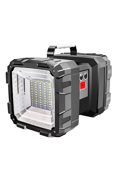OEM Double flashlight with 45 LEDs, USB cable, rechargeable, 1200 lumens, 18 x 10 x 10 cm