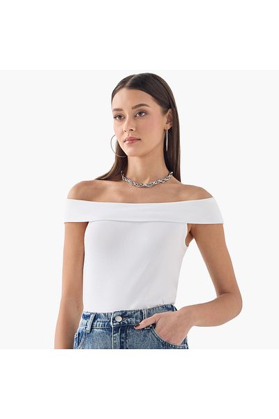 FAV Off Shoulder Sleeveless Top