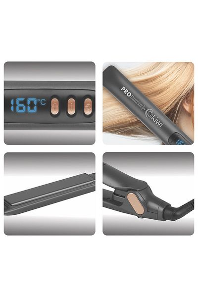 Kiwi Khs-2041 Hair Straightener with Digital Display and Fast Heat Adjustment