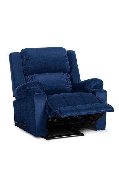 Lazy Vibes Heaven | Velvet Rocking Recliner Chair