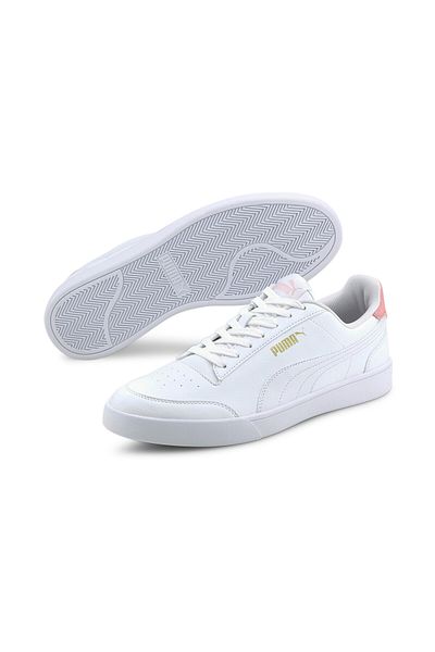 Puma Unisex Shuffle Trainers Sneakers - White