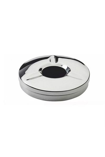 Omnipazar Table Top Economical Metal Ashtray with Pool Stainless Ashtray