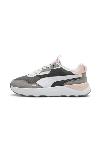 Puma Womens Runtamed Platform Sneakers - Gray