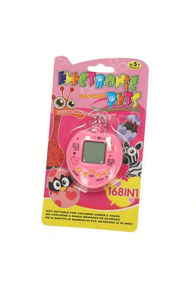Ikonka Joc electronic interactiv Electronic Pets, 168 jocuri, model inima, 5 ani+, roz
