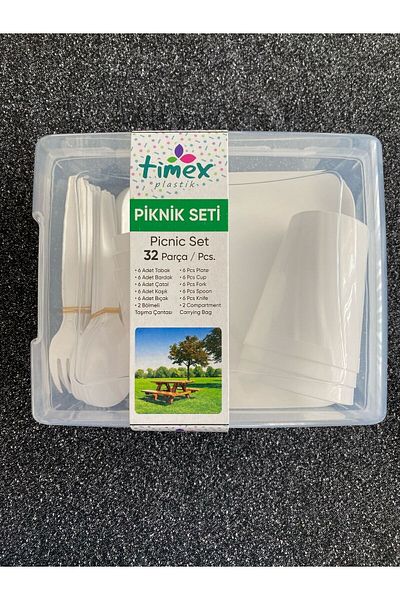 JASPER Picnic Set 32 Pieces for 6 People