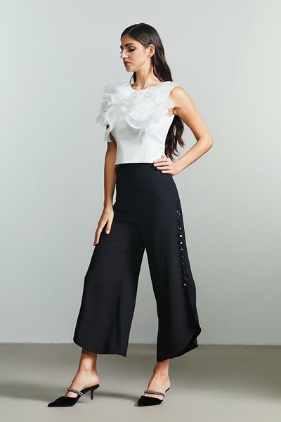femi9 Embellished culottes pants