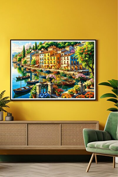 Balıkçı Köyü Puzzle (1500 Parça ) 60×85 cm