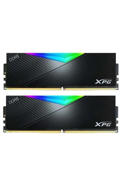 XPG 32Gb (2X 16Gb) Ddr5 6000Mhz Cl30 Rgb Dual Kit Pc Ram Lancer Ax5U6000C3016G-Dclarbk