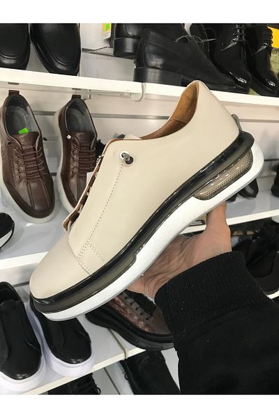 Brs Foam Sole Orthopedic Genuine Leather Men's Shoes