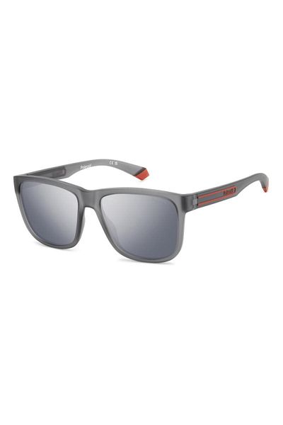Polaroid Ochelari de soare Polaroid PLD 2155/S RIW/EX pentru femei, gri, dreptunghiulari, 57 mm