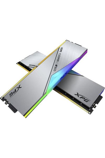 XPG 48Gb (2X 24Gb) Ddr5 Cudim 8400Mhz Cl40 Rgb Dual Scarce Pc Ram Lancer Silver Ax5Cu8400C4024G-Dclacr