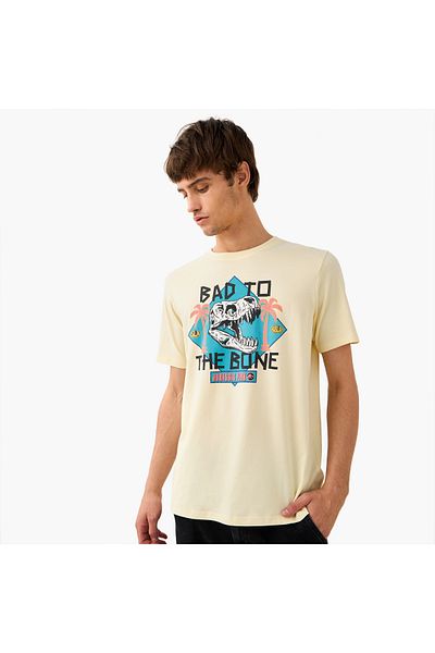 SP Characters Jurassic Park Print T-shirt with Crew Neck