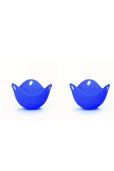 Choice blue-2pcs Silicone Egg Poacher Cups Egg Boiler Mold Cup for Microwave ...