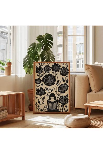 Dekorsiahome One Piece Wooden Frame Living Room Hall Kitchen Table Tk0586