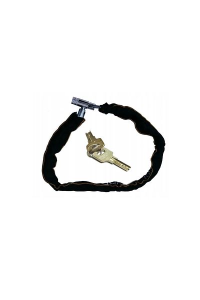 OEM Anti-theft bicycle chain, 2 keys, 80 cm, anti-scratch protection, black