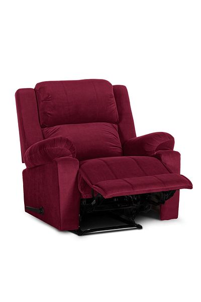 Lazy Vibes Heaven | Velvet Rocking Recliner Chair