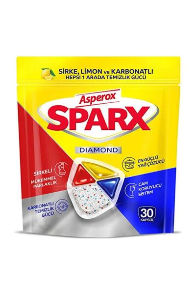 ASPEROX Sparx Hepsi Bir Arada Bulaşık Makinesi Tableti 30 Adet