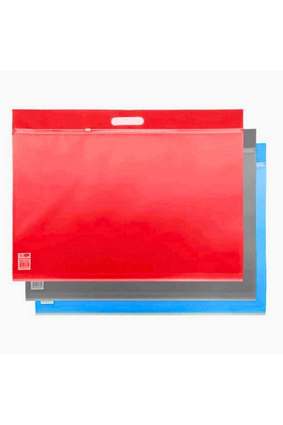 Glanart With Handle 25X35 cm Homework File Picture and Project File 1 Piece (28X38Cm)