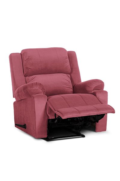 Lazy Vibes Heaven | Velvet Rocking & Rotating Recliner Chair