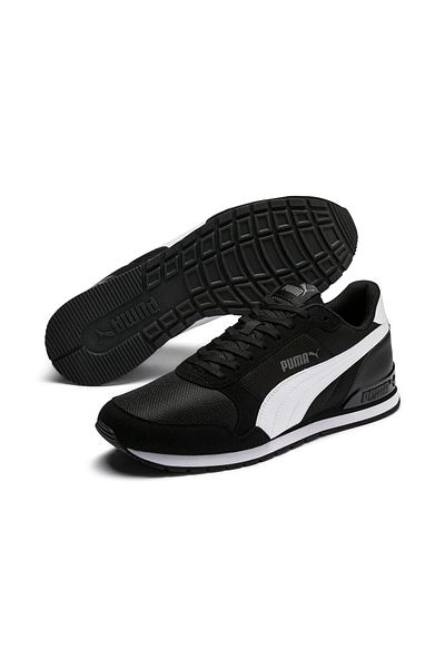Puma Unisex ST Runner v2 Mesh Trainers Sneakers - Black