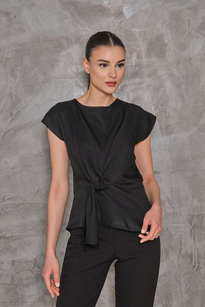 SHUGAA FEMEIE FĂRĂ MÂNECĂ DESIGN FAȚĂ CU LEGATĂ BLUZĂ ELEGANTĂ