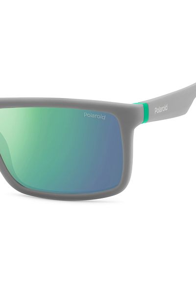 Polaroid Ochelari de soare bărbătești Pld 2134/s 3u5/5z, gri, dreptunghiulari, 56 mm