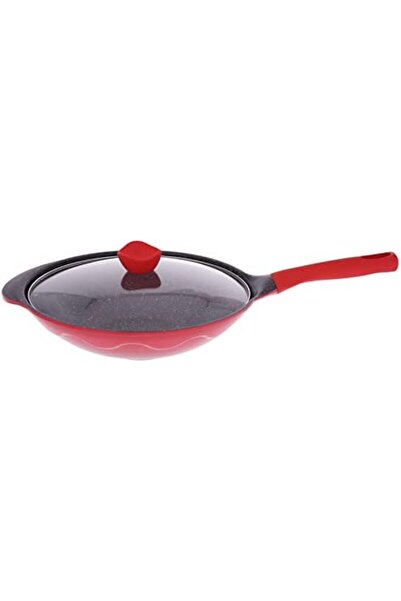 ALSAIF Non-stick Aluminum Frying Pan By Amercook, Size: 32 Cm, Gradient Red, Aluminum, By Al-saif Co.
