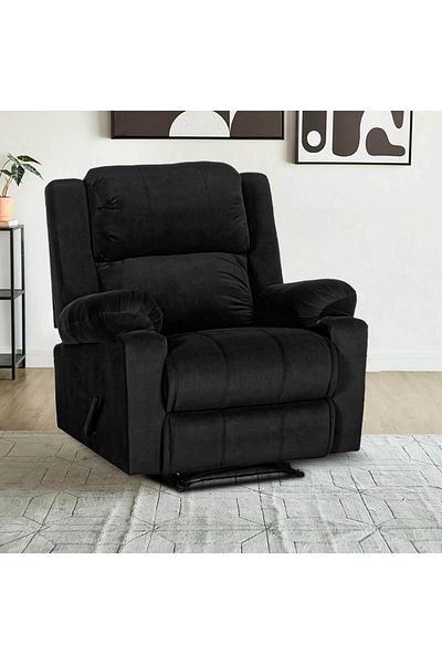 Lazy Vibes Heaven | Velvet Rocking Recliner Chair