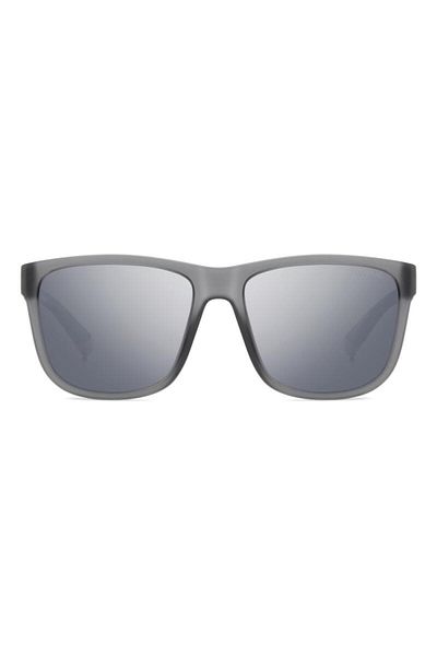 Polaroid Ochelari de soare Polaroid PLD 2155/S RIW/EX pentru femei, gri, dreptunghiulari, 57 mm