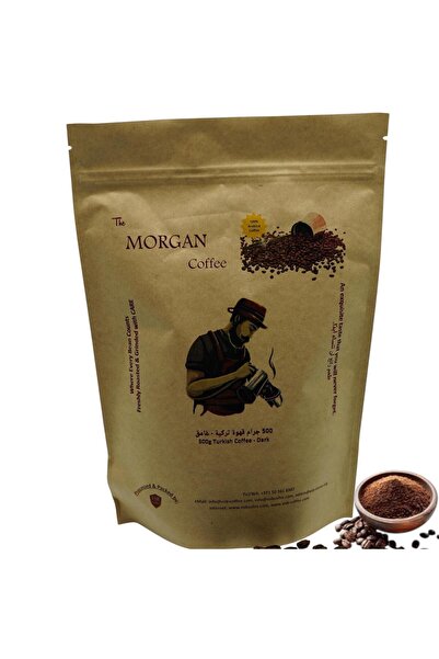 The Morgan Coffee قهوة تركية سادة (مطحونة) 500 غرام - داكنة