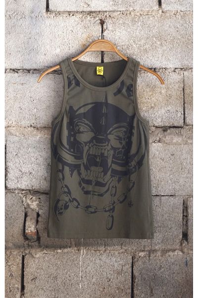 Overdrive Motörhead Tank Khaki Tank Top