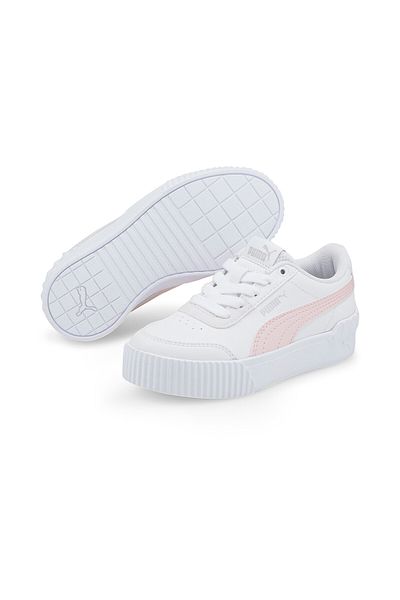 Puma Girls Carina Lift Trainers Sneakers - White