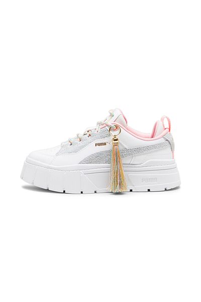 Puma Womens Mayze Stack Fashion Sneakers - White